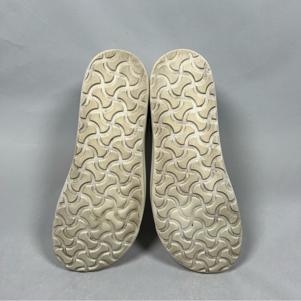 Birkenstock Sneakers Bend Low Women’s Size 10 White Leather Comfortable Shoes - Picture 8 of 12